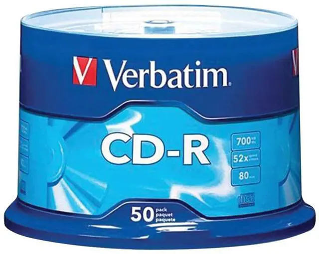 Alt view image 5 of 20 - Verbatim 700MB 52X CD-R 50 Packs Spindle Disc Model 94691  PROMO