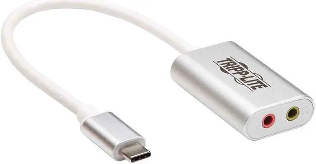 Alt view image 15 of 20 - Tripp Lite U437-002 USB-C to 3.5 mm Stereo Audio Adapter - USB 2.0, Silver