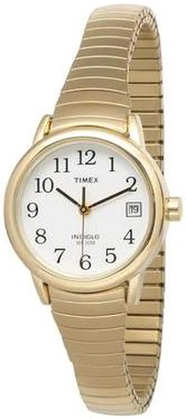 Alt view image 3 of 7 - Timex Women's Easy Reader Gold-Tone Expansion Band Watch - T2H351
