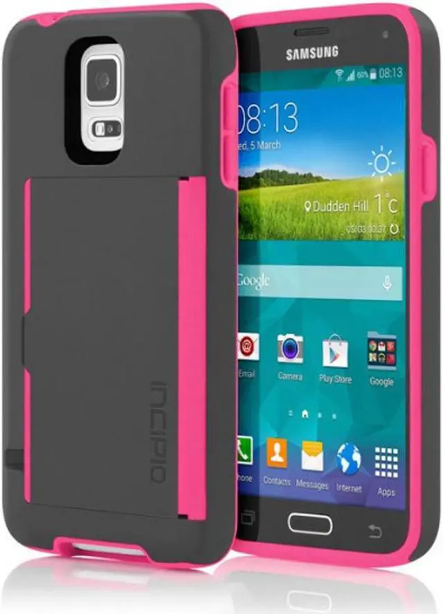 Alt view image 8 of 8 - Stowaway Galaxy S5 Gray Pink