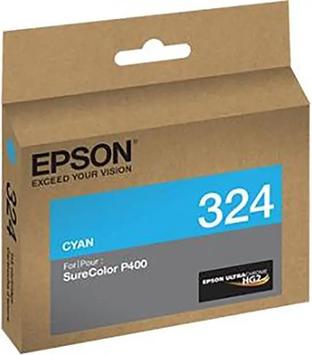 Alt view image 3 of 9 - EPSON PRINT T324220 ULTRACHROME HG2 CYAN INK CARTRIDGE, STANDARD CAPACITY