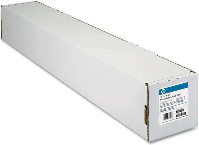 Alt view image 3 of 14 - HP Designjet Inkjet Large Format Paper 4.5 mil 24" x 150 ft White C6019B