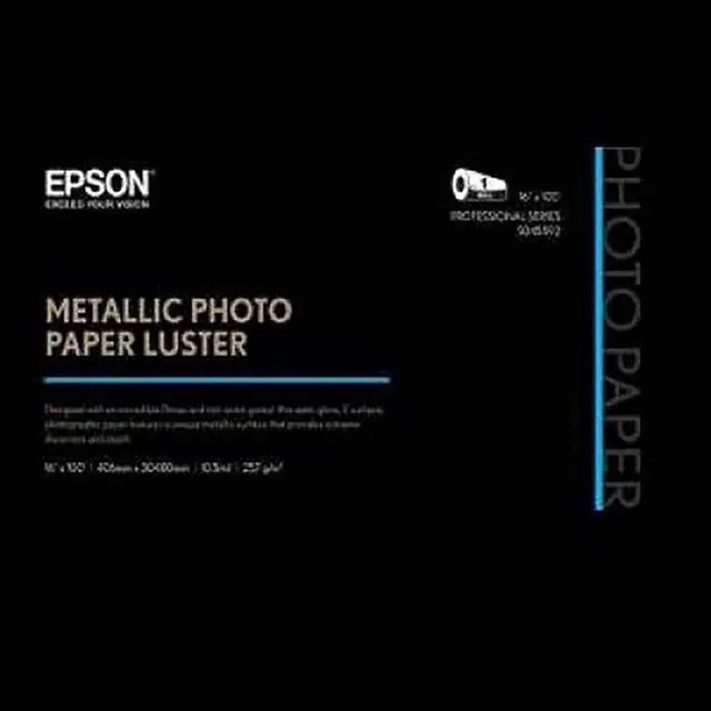 Alt view image 3 of 8 - Epson Metallic Photo Paper Luster White 13x19 25 Sheets/Pack S045597