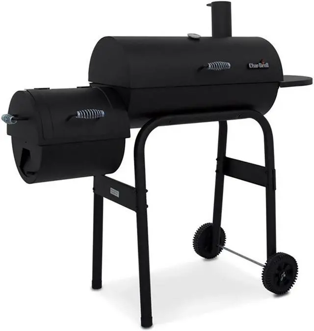 Alt view image 16 of 20 - Char-Broil 12201570-A1 American Gourmet Offset Smoker, Black