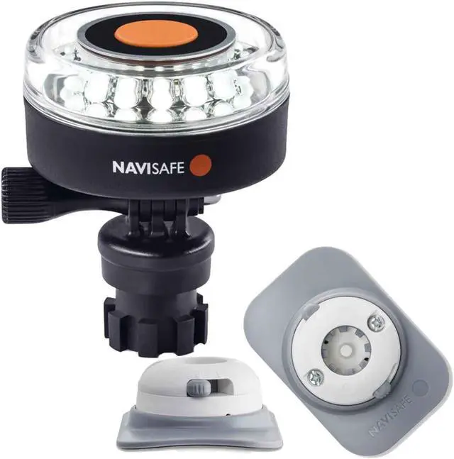 Main image of Navisafe White 2Nm 360 Degree Navilight With White Rib Mount