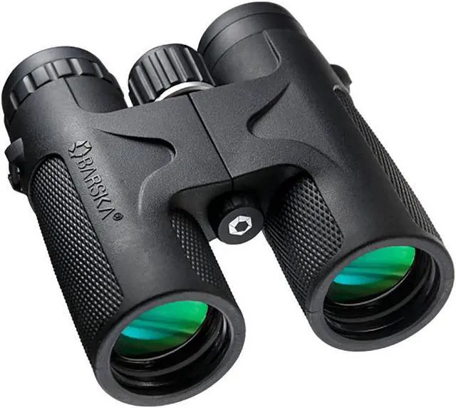 Alt view image 3 of 6 - Barska 12x42 WP Blackhawk Green Lens Binoculars Black AB11840
