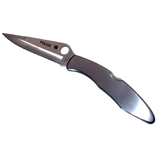 Alt view image 11 of 16 - Spyderco Police Model Knife C07P