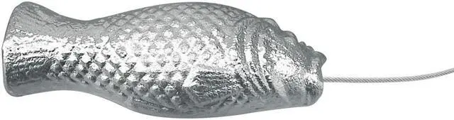 Main image of TECNOSEAL GROUPER ANODE ZINC SUSPENDED W/ CABLE AND CLAMP 00630FISH