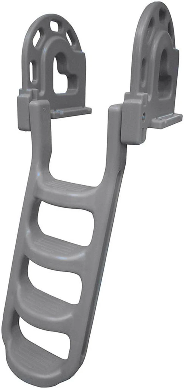 Alt view image 2 of 7 - Dock Edge Stand Off Roto Molded 4 Step Dock Ladder - 2084-F