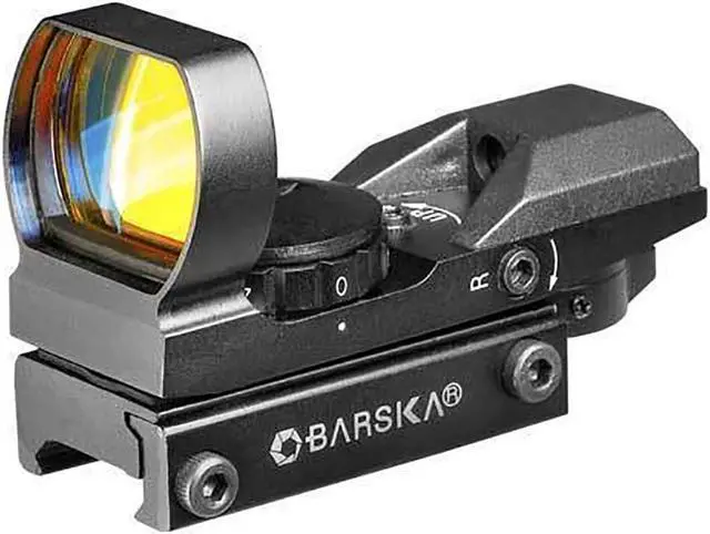 Alt view image 8 of 18 - Barska Electro Sight Multi Reticle Red Dot Sight, Black w/7-Position Rheostat AC10632