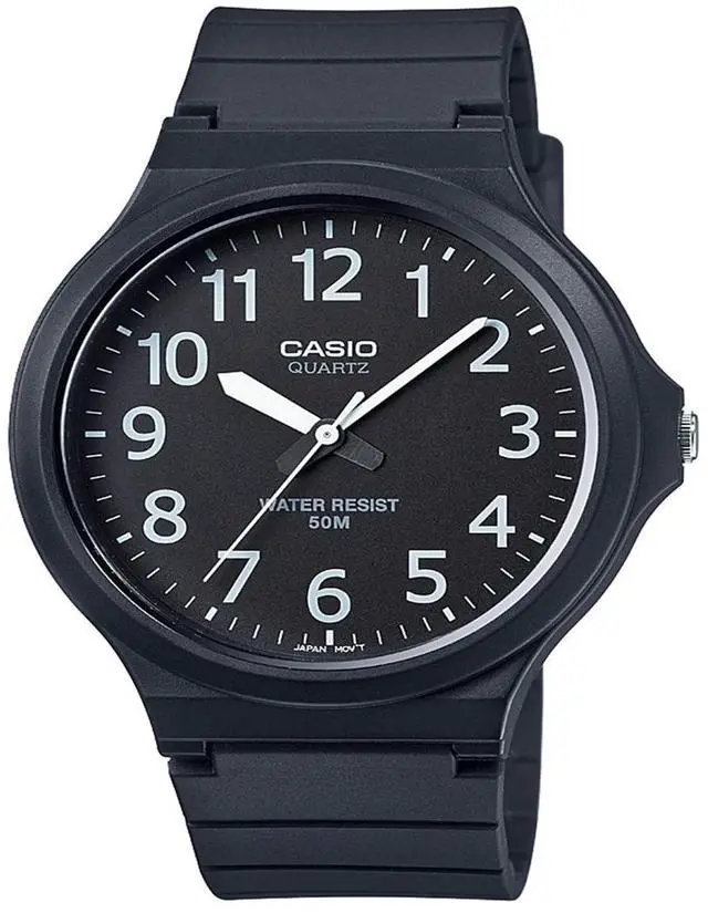 Main image of Casio Mens Easy To Read Quartz Casual Watch - MW240-1BV