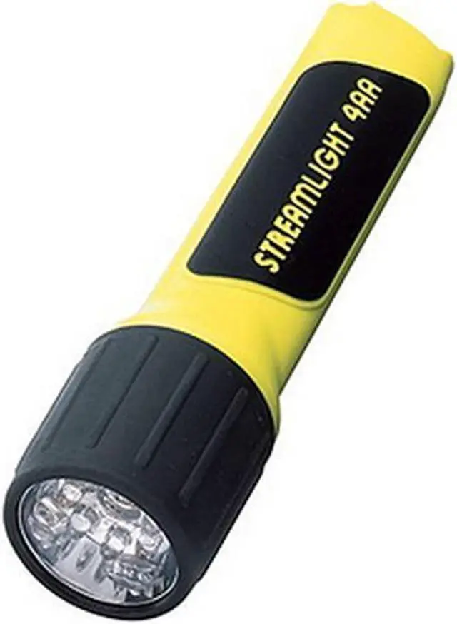 Alt view image 2 of 11 - Streamlight 4AA Propolymer LED Flashlight, White LEDs with Batteries,Yellow,Box