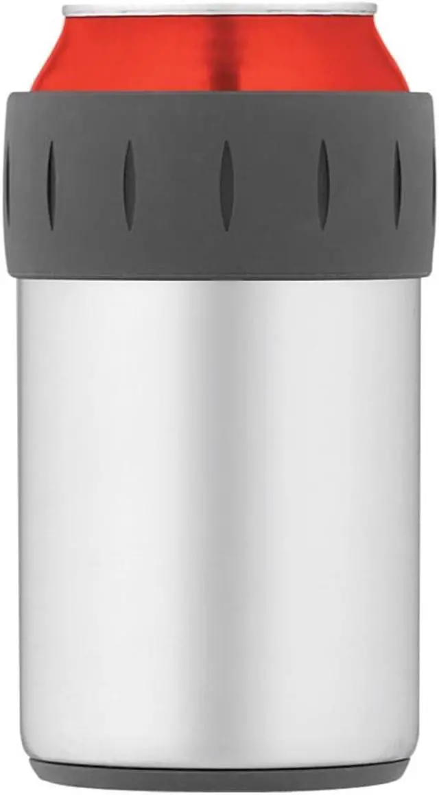 Alt view image 7 of 9 - Thermos 12 Oz. Silver Stainless Steel Insulated Drink Holder 2700TRI6