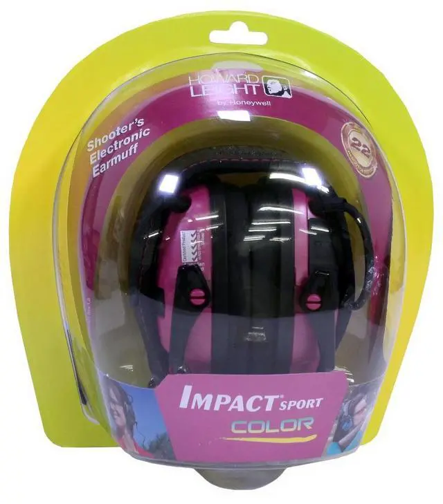 Alt view image 16 of 19 - HOWARD LEIGHT R-02523 HOWARD LEIGHT R-02523 Impact Sport Pink Electronic Earmuff