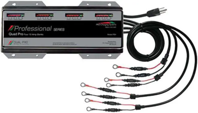 Alt view image 3 of 5 - DUAL PRO PROFESSIONAL SERIES 60A 4 BANK BATTERY CHARGER