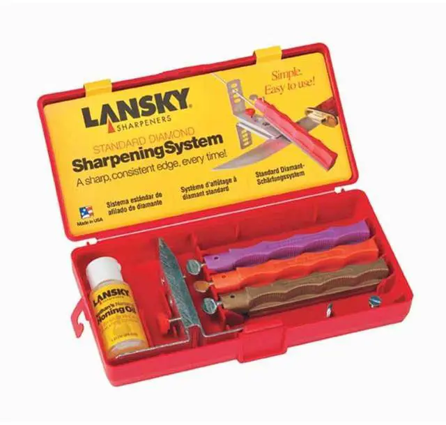 Alt view image 5 of 18 - LANSKY LK3DM LANSKY 3-STONE DIAMOND KNIFE SHARPENING SYSTEM