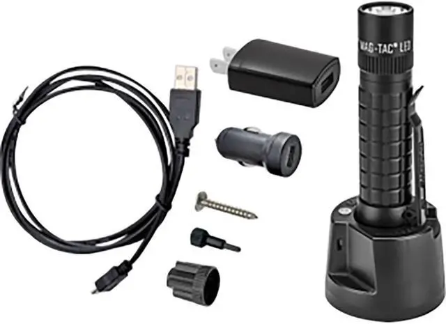 Alt view image 4 of 15 - MAGLITE TRM1RE4 671-Lumen LED MAGTAC Rechargeable Flashlight (Plain Bezel)