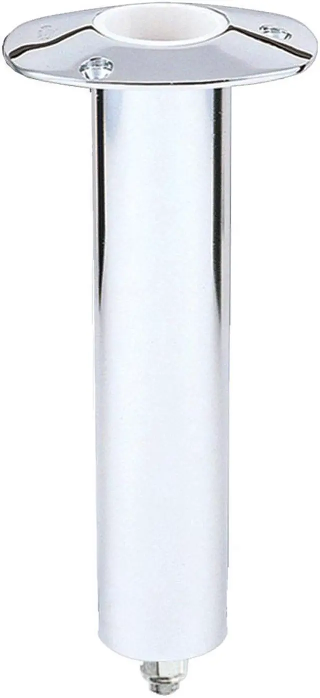 Alt view image 3 of 6 - Lee's 0; Stainless Steel Swivel Base Flush Mount Rod Holder - Medium Length