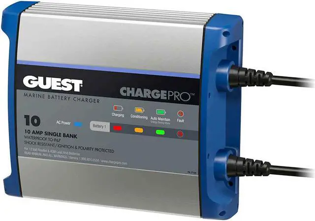 Alt view image 2 of 8 - GUEST 2710A 10A 1 BANK 120V INPUT BATTERY CHARGER