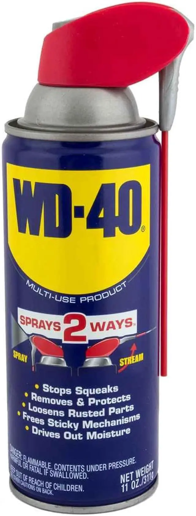 Alt view image 4 of 20 - WD-40 Company Smart Straw Spray Lubricant 11 oz Aerosol Can 490040EA