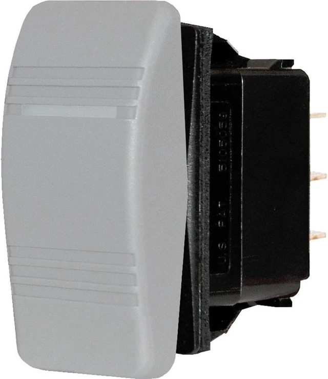 Main image of Blue Sea Water Resistant Contura Switch-Gray - 8222