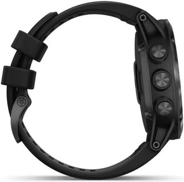 Alt view image 15 of 20 - Garmin fenix 5X Plus Sapphire Black with Black Band 5X Plus Sapphire Black with Black Band