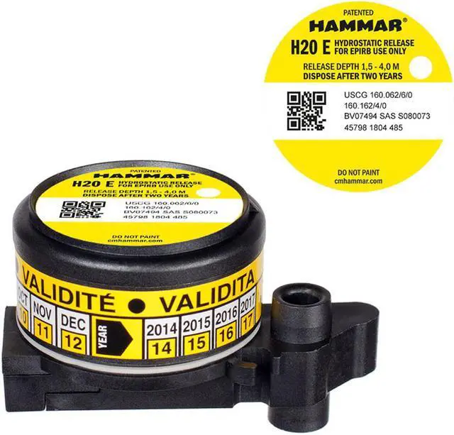 Alt view image 2 of 6 - MCMURDO HRU KIT MCM FOR E5/G5 HYDROSTATIC RELEASE UNIT 82-962-001A