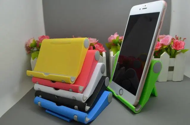 Alt view image 4 of 6 - Portable Adjust Angle Stand Holder Support Bracket Mount For Tablet for ipad Phone for Galaxy 10 x 9cm