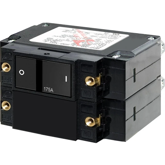 Alt view image 2 of 2 - Blue Sea C-Series Flat Rocker Circuit Breakers, Single and Double Pole-150 Amp - 7475