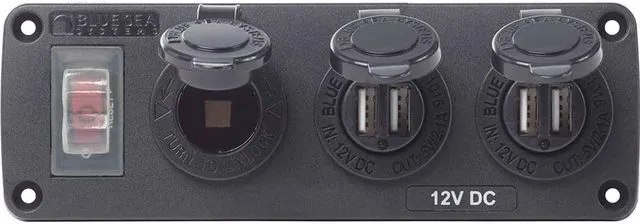 Alt view image 2 of 16 - Exterior Panel, 12VDC Socket & Two USBs