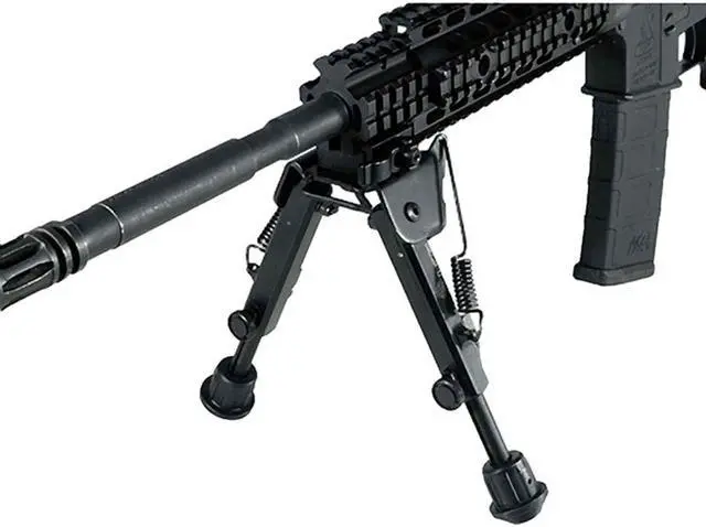 Alt view image 3 of 7 - Leapers UTG Super Duty Op Bi-pod w/ QD Lever Lock, 6.0in.- 8.5in. height TL-BP98
