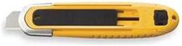 Alt view image 3 of 7 - Safety Utility Knife, 6 In., Black/Ylw