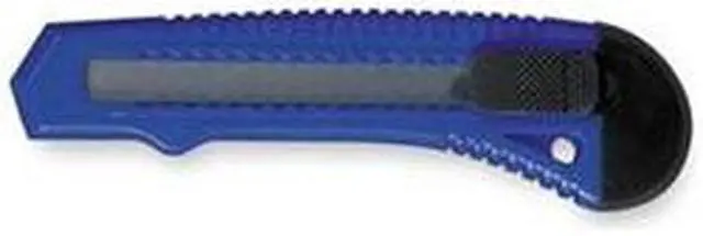 Main image of WESTWARD 1CNZ1 Snap-Off Utility Knives, 6" L, 18mm Blade, Blue / Black