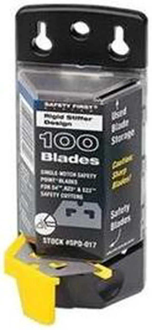 Alt view image 2 of 3 - PACIFIC HANDY CUTTER, INC SPD-017 Safety Blades w/Dispenser,PK100