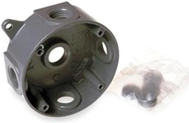 Alt view image 2 of 6 - BELL OUTDOOR 5361-0 Weatherproof,5Inlet,16 cu. in