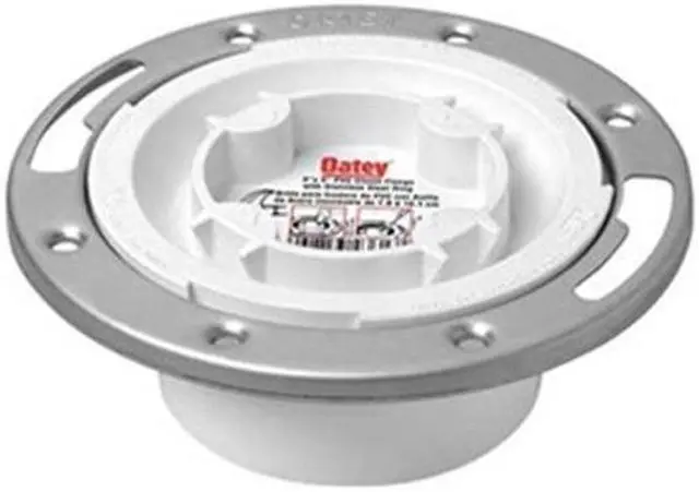 Alt view image 2 of 8 - OATEY 43553 Toilet Flange, Floor, With Stainless Steel Ring