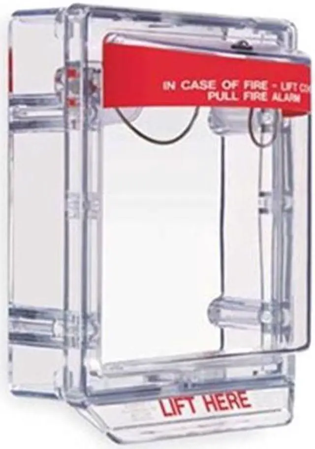 Main image of Pull Station Guard, Polycarbonate, Surface