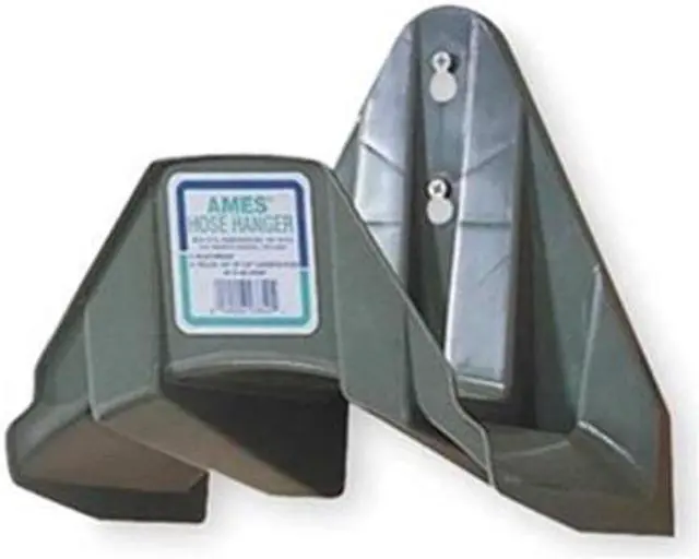 Alt view image 4 of 10 - AMES 2384010 Wall Mount Hose Hanger,Polymer,9 In.W
