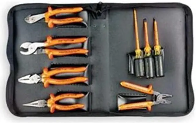 Alt view image 3 of 12 - KLEIN TOOLS 33526 Insulated Tool Set,8 pc.
