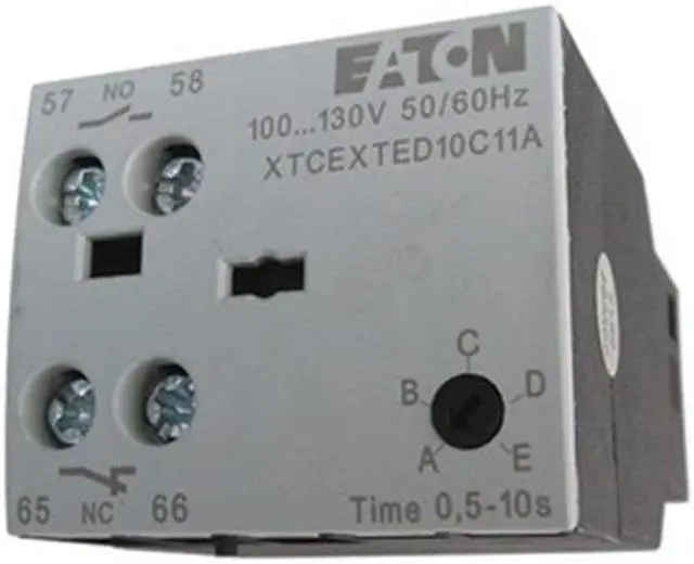 Main image of EATON XTCEXTEEC11A Timer Module,On Delay,100-130V,0.5-10Sec