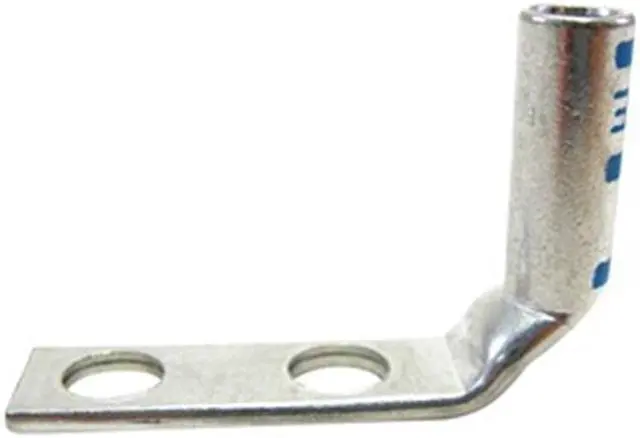 Main image of THOMAS & BETTS 54852BEUB Two Hole Lug Compression Connector,6 AWG