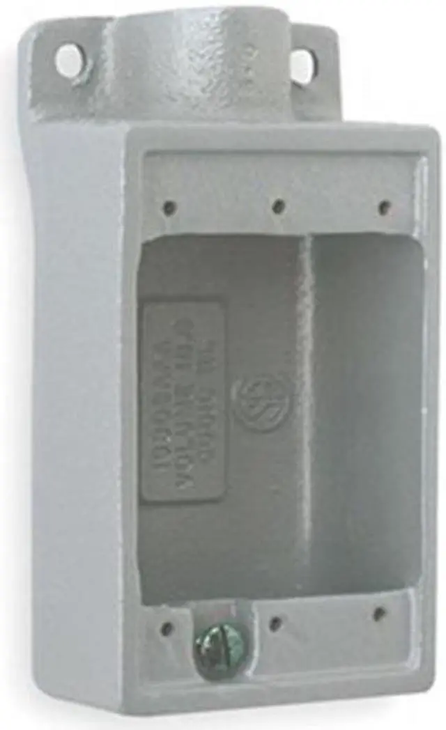 Alt view image 2 of 5 - HUBBELL KILLARK FS-2M Weatherproof Electrical Box, 18 cu in, FS Box Type, 1