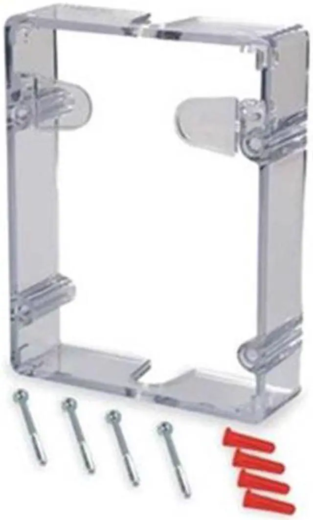 Main image of Pull Station Guard Spacer, Polycarbonate