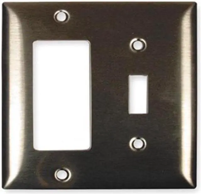 Alt view image 2 of 3 - HUBBELL WIRING DEVICE-KELLEMS SS126 Toggle Switch/Rocker Wall Plates and Box