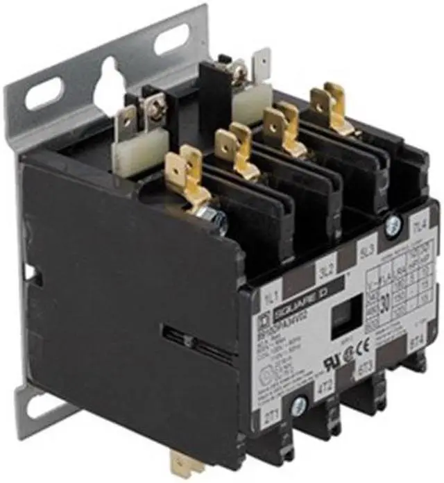 Main image of SQUARE D 8910DPA34V09 208/240VAC Non-Reversing Definite Purpose Contactor 4P 30A