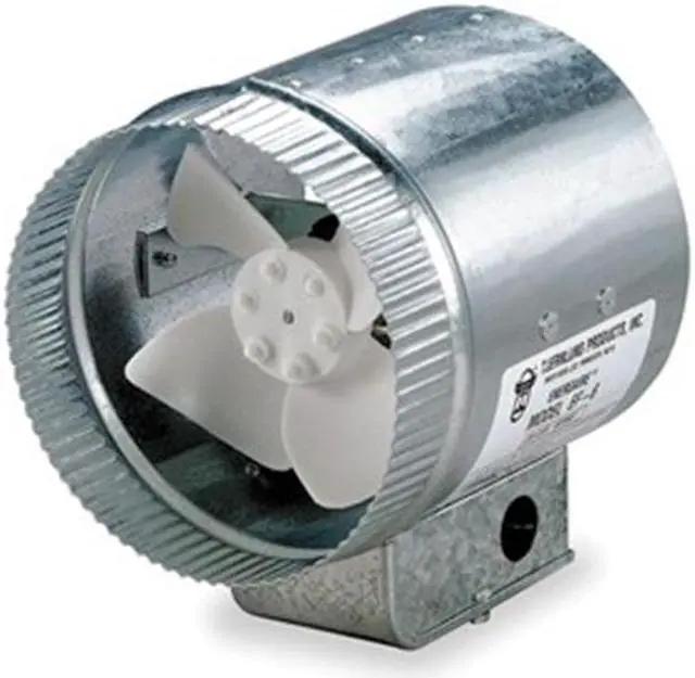 Main image of Axial Duct Booster, Galvanized Steel