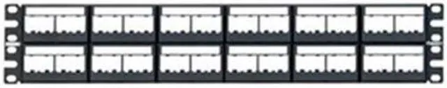 Main image of PANDUIT CPPL48WBLY Patch Panel,Mini-Com,Rack Mt,48 Port