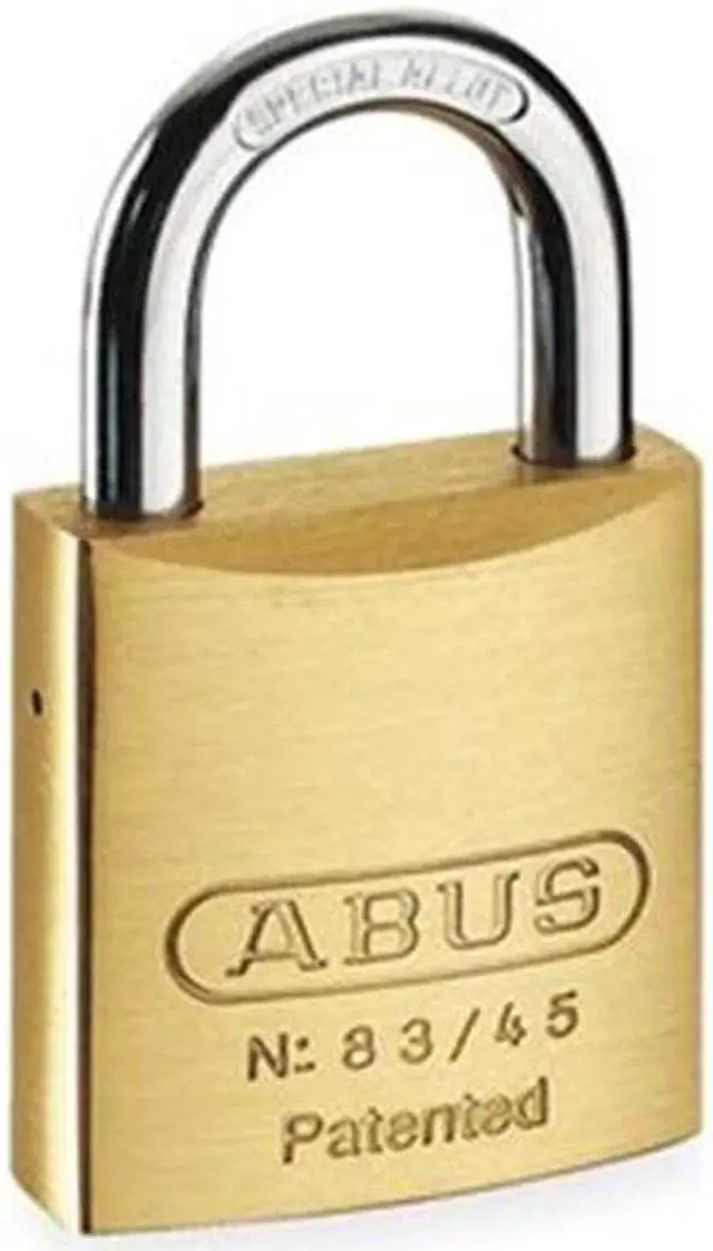 Main image of ABUS 83/45 RK KD-100 Padlock, Keyed Different, Standard Shackle, Square Brass