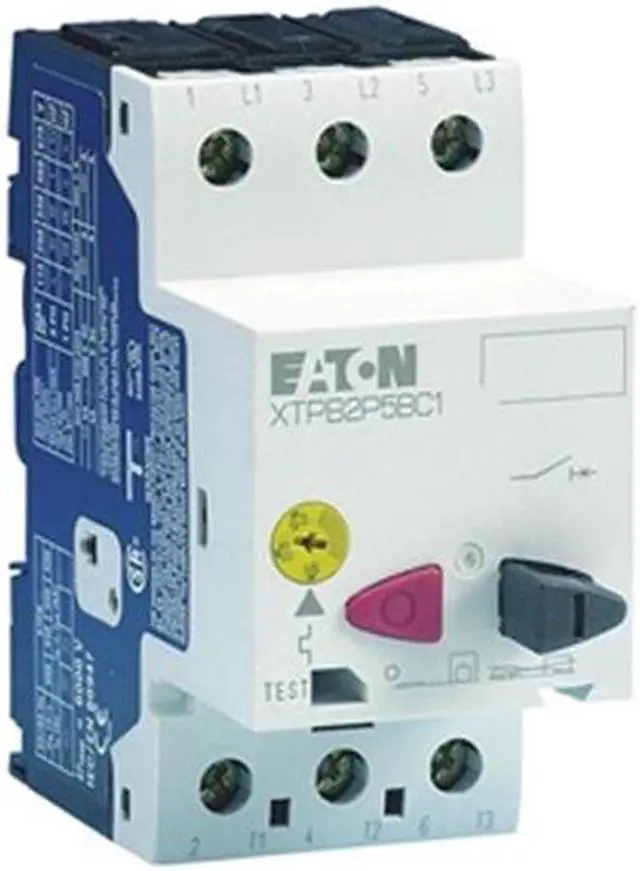 Main image of EATON XTPB004BC1 Manual Mtr Protector, 4A, PushBttn, Frame B