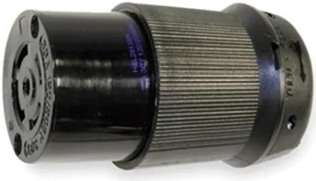 Main image of HUBBELL WIRING DEVICE-KELLEMS HBL2813BK 30A Locking Connector 4P 5W 120/208VAC